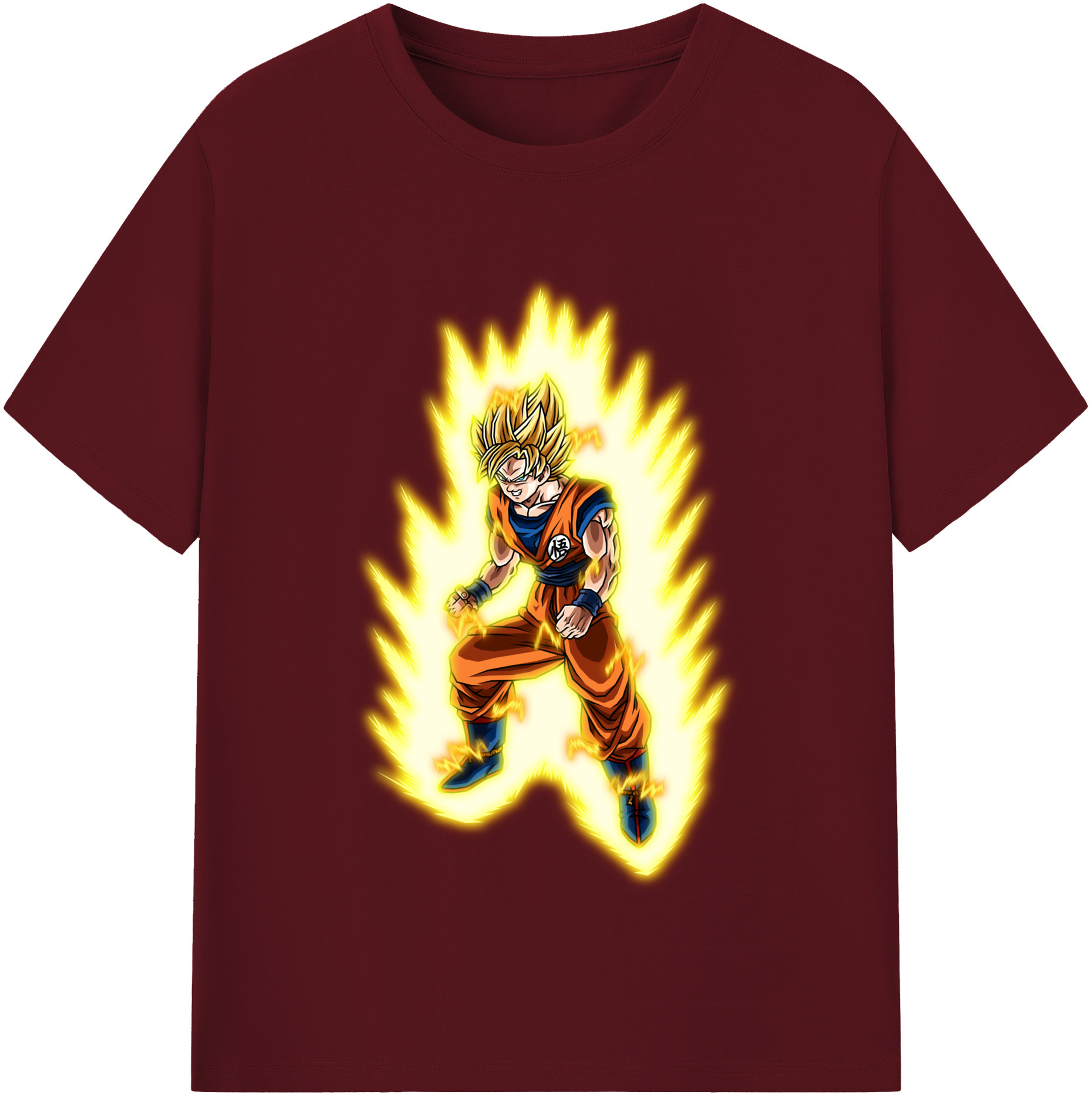 （画像用） ドラゴンボール 孫悟空（そん ごくう）Son Goku カカロット DRAGON BALL Kakarotto 綿100％半袖Tシャツ（フロントプリント）